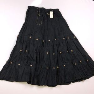 Lane Bryant Skirt SZ 18/20 Pleated Drawstring NEW